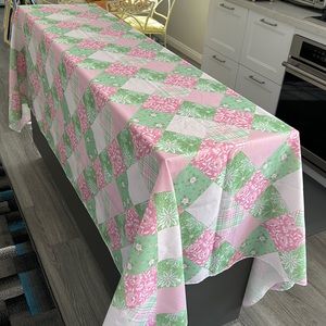 Spring Floral Fabric Table Cloth